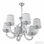 Подвесная люстра Arte Milano Florentia-9247 309247/6 Wh/Ni (220V, на цепи)