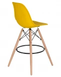 Стул барный DSW BAR (ножки светлый бук, цвет сиденья жёлтый (Y-01))