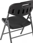Стул складной банкетный черный