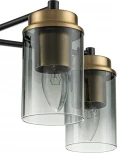 Потолочная люстра на штанге Escada Dinasty 2118/5P E14*40W Black/Brass (220V)