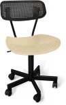 Стул подъемно-поворотный SHT-ST85/S121М черный/бежевый/черный муар Sheffilton 5789354411