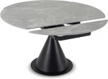 Раскладной обеденный стол Pion ОГОГО Обстановочка! (Керамика/Серый,Черный) арт.926808
