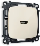 Комплект механизма Ambrella Volt розетки HDMI 2.0 OMEGA MO314010 Бежевый глянец 40V/500mA 2.0GHz 5-18Gbit/s QUANT