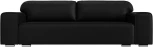 Диван прямой Лига-029 (Черный/Экокожа) Лига Диванов арт.121033