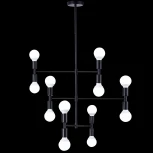 Потолочная люстра Natali Kovaltseva Loft Lux 75129/12C BLACK