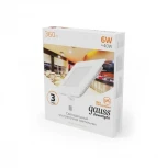 Встраиваемый точечный светильник Gauss 940111 940111106 (LED, 220V)