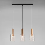 Подвесной светильник Eurosvet Asti 50177/3 черный/бронза