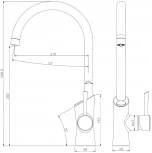 Смеситель Lemark Comfort LM3072C для кухонной мойки