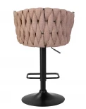 Стул барный LEON (коричневая ткань (LAR 275-3))