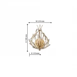 Бра Favourite Batun 2020-1W (220V, лепестки, ветки)