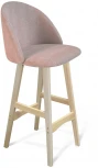 Стул барный SHT-ST35/S65 розовый десерт/прозрачный лак Sheffilton 2943700101