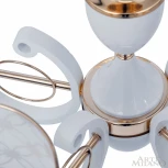 Подвесная люстра Arte Milano Florentia-3097 303097/6 Wh/Gd (220V, на цепи)