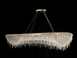 Подвесная люстра большая Newport 10900 10910+15/S gold