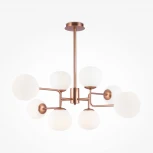 Потолочная люстра Maytoni Erich MOD221-PL-08-G (220V, шарики, молекулы)
