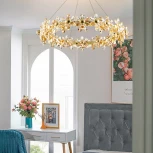 Подвесной светильник Mariola D60 Imperiumloft Mariola01 (219627-23) (LED, 220V, на проводе, цветы, круглые)