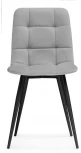 Стул Notta на металлокаркасе Чилли К светло-серый / черный 502055