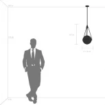 Потолочная люстра на штанге Lightstar Modena 816037 (220V, шар)