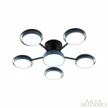 Потолочная люстра на штанге Arte Milano Ferrara 250406/5+1 Gr (LED, 220V, круглые)