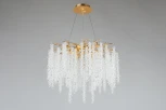 Подвесная люстра Aployt Paulina APL.848.03.10 (220V, хрусталь, на тросе, ветки)