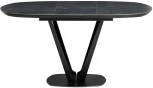 Керамический стол Woodville Азраун черный 528472