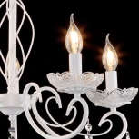 Подвесная люстра Reluce 04207-0.4-05 WH (220V, подвески, на цепи, подсвечник, свеча)