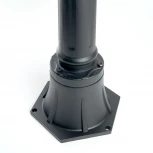 Уличный наземный светильник Feron Бордо 48391 PL726 60W E27 черный (220V, IP44)