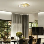 Потолочная люстра светодиодная Saturn 10248/3 LED 73W Gold