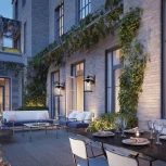 Настенный уличный светильник Feron Борда 48388 PL721 60W E27 черный Бордо (220V, круглые, IP44)