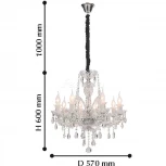 Подвесная люстра Favourite Lawanda 2022-8P