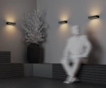 Уличный настенный светильник  Maytoni Lot O428WL-L20GF3K (LED, 220V, IP65)