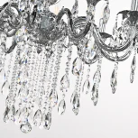 Подвесная люстра Bohemia AL7901 AL79101/10/250 B Ni (220V, подвески, на цепи, подсвечник, свеча)