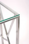 Консольный стол AllConsoles 1053-CS clear серебряный