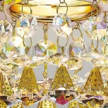 Встраиваемый точечный светильник Ambrella Хрусталь С Подвесами K2233 G/PR