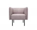Кресло тканевое розовое D1 Рио AAA41219016 Velutto 37