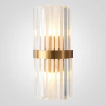 Бра Odeon Clear Glass Gold Metal Wall Lamp ImperiumLoft 44,771 (147727-22) (220V)