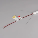 Светодиодная лента герметичная WAVE-TOP-A560-18x15mm 24V Warm3000 (10 W/m, IP54, 5m, wire x1) (Arlight, Вывод прямой) 051447