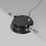 Встраиваемый светильник 12Вт 3000К Maytoni Lens DL105-12W3K-B (LED, 220V, круглые, IP44)