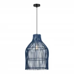 Подвесной светильник ST Luce Cesta SL1512.523.01 Черный/Синий E27 1*40W SL1513.403.01 (220V, на проводе, круглые)