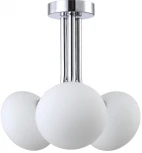 Потолочная люстра на штанге Crystal Lux Alicia SP3 CHROME/WHITE