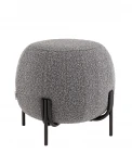 Пуф Флик new ткань букле тёмно-серый Stool Group арт.УТ000040001