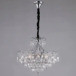 Подвесная люстра Eurosvet Crystal 10080/6 хром / прозрачный хрусталь