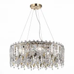 Подвесная люстра Desio SL1655.203.08 ST Luce (220V, хрусталь, подвески, на тросе, круглые)