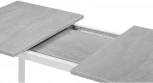 Стол раскладной Woodville Лота Лофт 120 25 мм бетон / белый матовый 489648