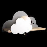 Настенный светильник Loft It Axel 10134 Grey (для детской, 220V, выключатель, шар)