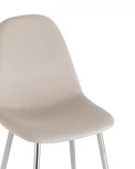Стул Stool Group Валенсия SN велюр бежевый хромированные ножки УТ000036467