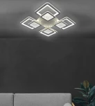 Потолочная люстра на штанге Seven Fires Elvina SF7101/4C-WT