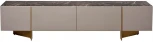Тумба под телевизор Garda Decor 58DB-21233TV (Золото/Бежевый)