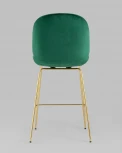 Стул полубарный Stool Group Beetle со спинкой изумрудный УТ000006592