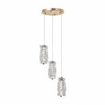 Подвесной светильник Arte Milano Venezia 319011/D300/3 GD (регулировка яркости, LED, 220V, хрусталь, пульт управления, на проводе)