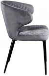 Стул Top Concept Richard ромб, бархат серый 27